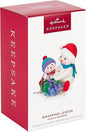 Hallmark Keepsake Christmas Ornament 2024, Making Memories Wrapping Lesson, Snowman Collectors Gifts