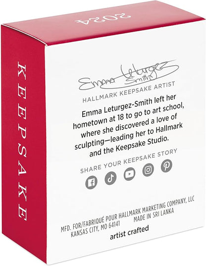 Hallmark Keepsake 0.78" Miniature Christmas Ornament 2024, Mini Steller's Jay, Gift for Bird Lover