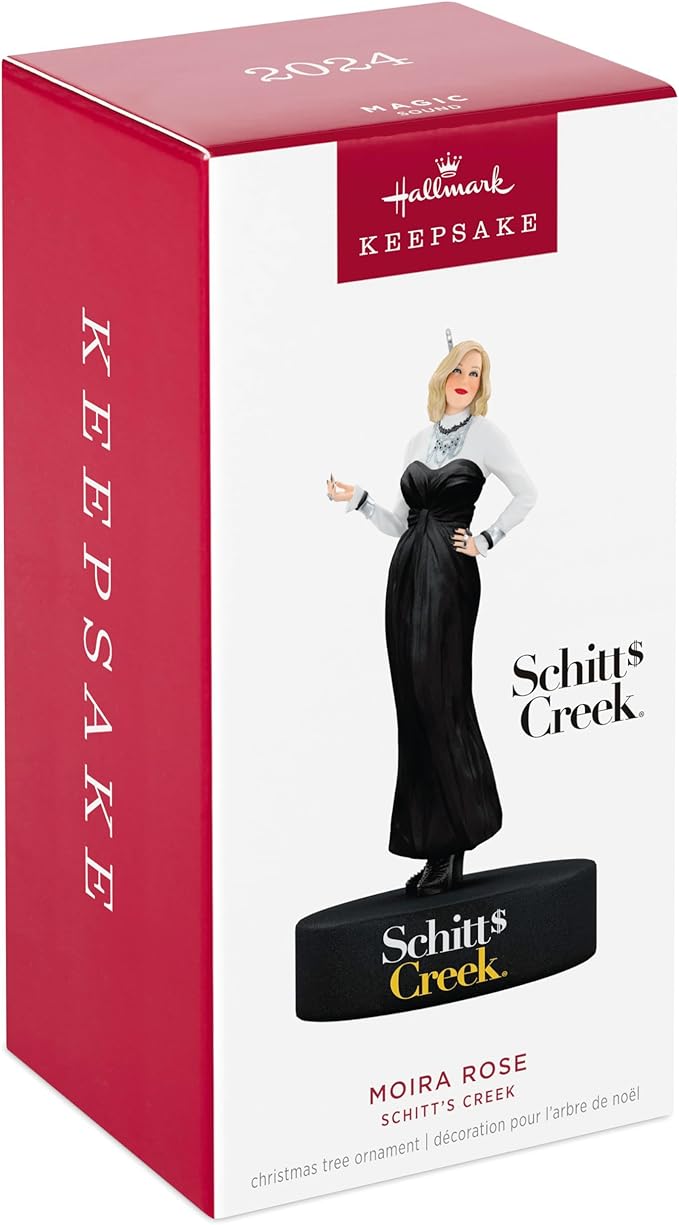 Hallmark Keepsake Christmas Ornament 2024, Schitt's Creek Moira Rose with Sound, TV Show Gifts