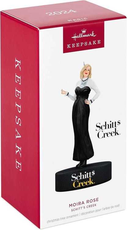 Hallmark Keepsake Christmas Ornament 2024, Schitt's Creek Moira Rose with Sound, TV Show Gifts