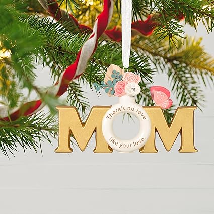 Hallmark Keepsake Christmas Ornament 2024, Mom's Love, Porcelain, Gift for Her