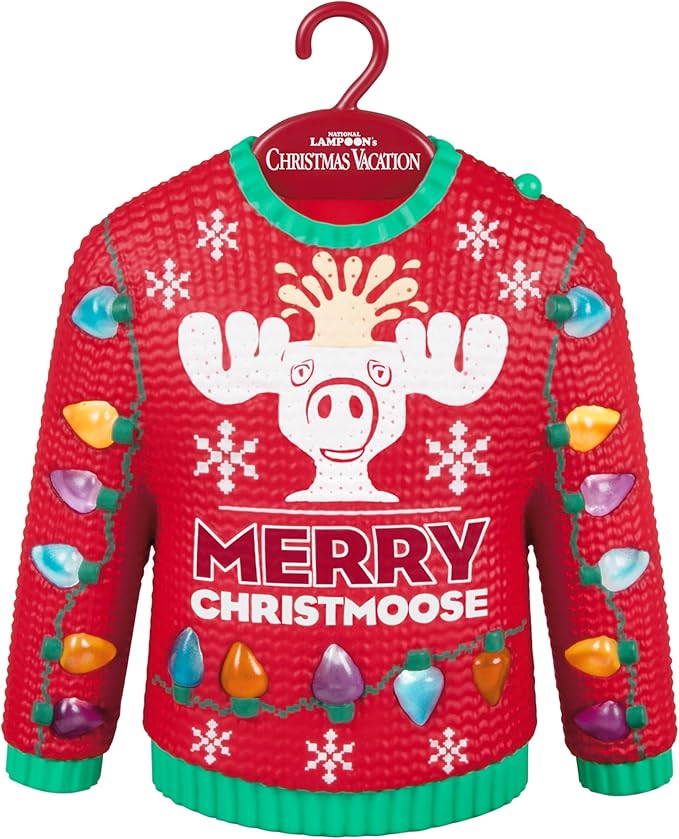 Hallmark Keepsake Christmas Ornament 2024, National Lampoon's Christmas Vacation Ugly Sweater Musical with Light, Christmas Movie Gifts