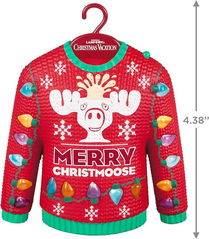 Hallmark Keepsake Christmas Ornament 2024, National Lampoon's Christmas Vacation Ugly Sweater Musical with Light, Christmas Movie Gifts