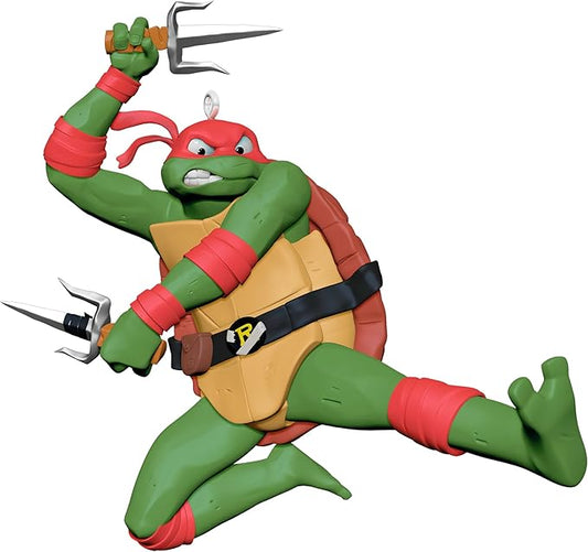 Hallmark Keepsake Christmas Ornament 2024, Teenage Mutant Ninja Turtles: Mutant Mayhem Raphael, Gifts for TMNT Fans