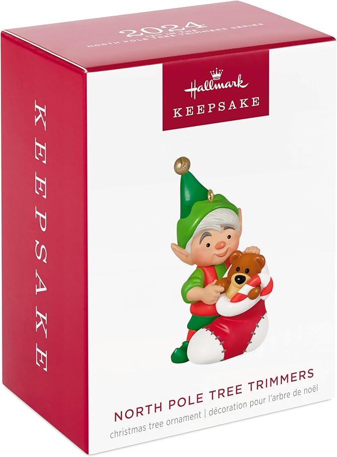 Hallmark Keepsake Christmas Ornament 2024, North Pole Tree Trimmers, Gifts for Christmas Lovers