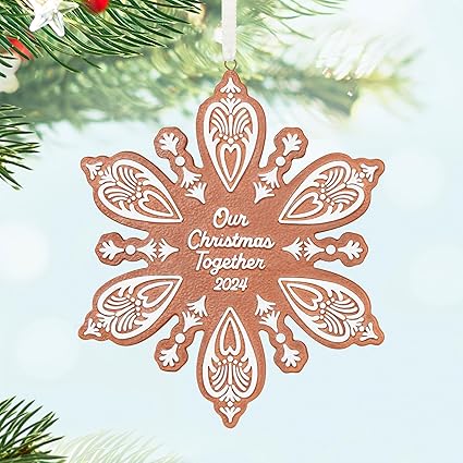 Hallmark Keepsake Christmas Ornament 2024, Our Christmas Together 2024, Porcelain