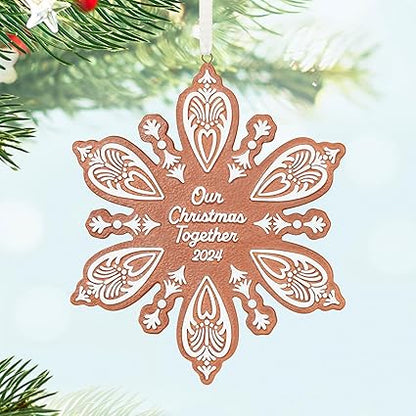 Hallmark Keepsake Christmas Ornament 2024, Our Christmas Together 2024, Porcelain