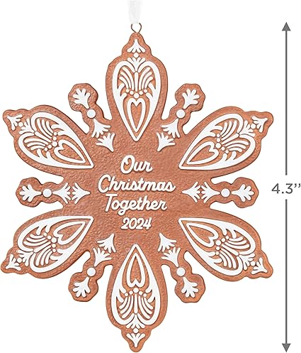 Hallmark Keepsake Christmas Ornament 2024, Our Christmas Together 2024, Porcelain