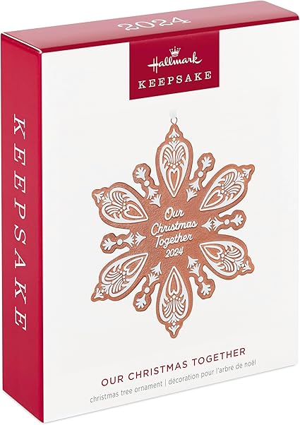 Hallmark Keepsake Christmas Ornament 2024, Our Christmas Together 2024, Porcelain