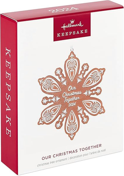 Hallmark Keepsake Christmas Ornament 2024, Our Christmas Together 2024, Porcelain