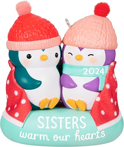 Hallmark Keepsake Christmas Ornament 2024, Sisters Warm Our Hearts 2024