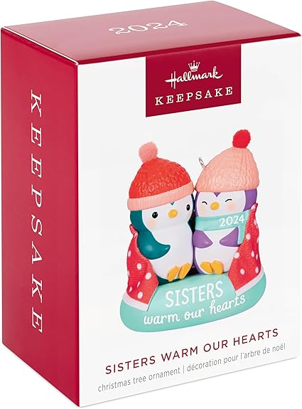 Hallmark Keepsake Christmas Ornament 2024, Sisters Warm Our Hearts 2024