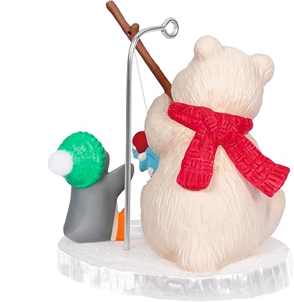 Hallmark Keepsake Christmas Ornament 2024, Snowball and Tuxedo Fishing Friends, Gifts for Christmas Lovers