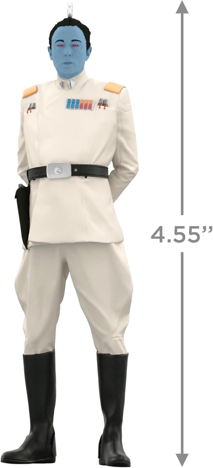 Hallmark Keepsake Christmas Ornament 2024, Star Wars: Ahsoka Grand Admiral Thrawn, Gifts for Star Wars Fans