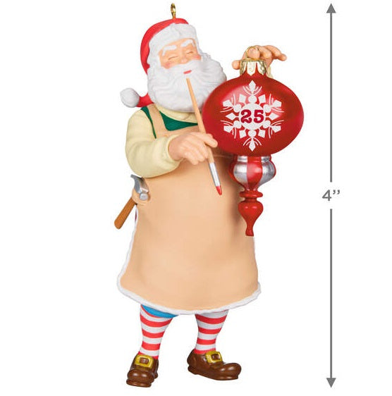 Hallmark Keepsake Ornament 2024 Toymaker Santa 25th Anniversary LIMITED EDITION