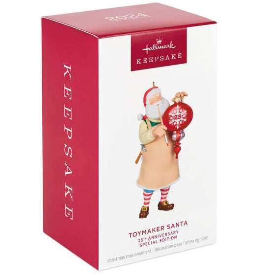 Hallmark Keepsake Ornament 2024 Toymaker Santa 25th Anniversary LIMITED EDITION