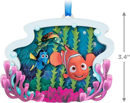 Hallmark Keepsake Christmas Ornament 2024, Disney and Pixar Finding Nemo Totally Unforgettable Friends Papercraft, Gifts for Disney Fans