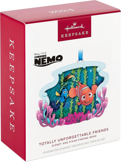 Hallmark Keepsake Christmas Ornament 2024, Disney and Pixar Finding Nemo Totally Unforgettable Friends Papercraft, Gifts for Disney Fans