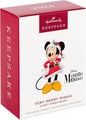 Hallmark Keepsake Christmas Ornament 2024, Disney Minnie Mouse Very Merry Minnie, Gifts for Disney Fans
