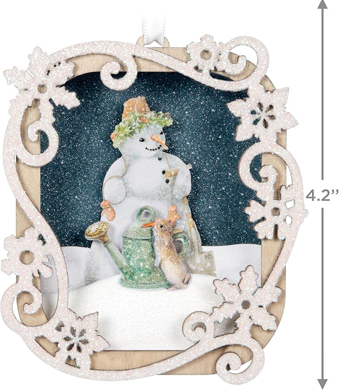 Hallmark Keepsake Christmas Ornament 2024, Marjolein Bastin Winter Wonder Papercraft, Gifts for Nature Lovers