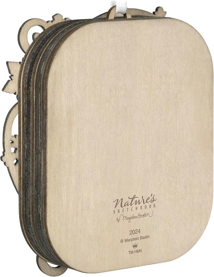 Hallmark Keepsake Christmas Ornament 2024, Marjolein Bastin Winter Wonder Papercraft, Gifts for Nature Lovers