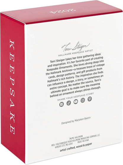 Hallmark Keepsake Christmas Ornament 2024, Marjolein Bastin Winter Wonder Papercraft, Gifts for Nature Lovers