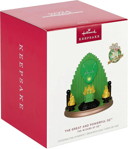 Hallmark Keepsake Christmas Ornament 2024, The Wizard of Oz The Great and Powerful Oz with Light and Sound, Movie Gifts