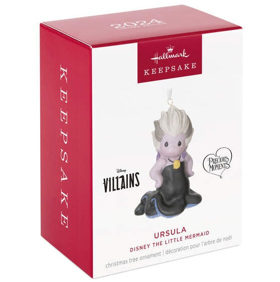 Hallmark 2024 Ursula, Disney's The Little Mermaid, Precious Moments - LIMITED EDITION