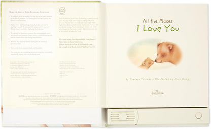 Hallmark Recordable Book with Music for Children (All The Places I Love You)