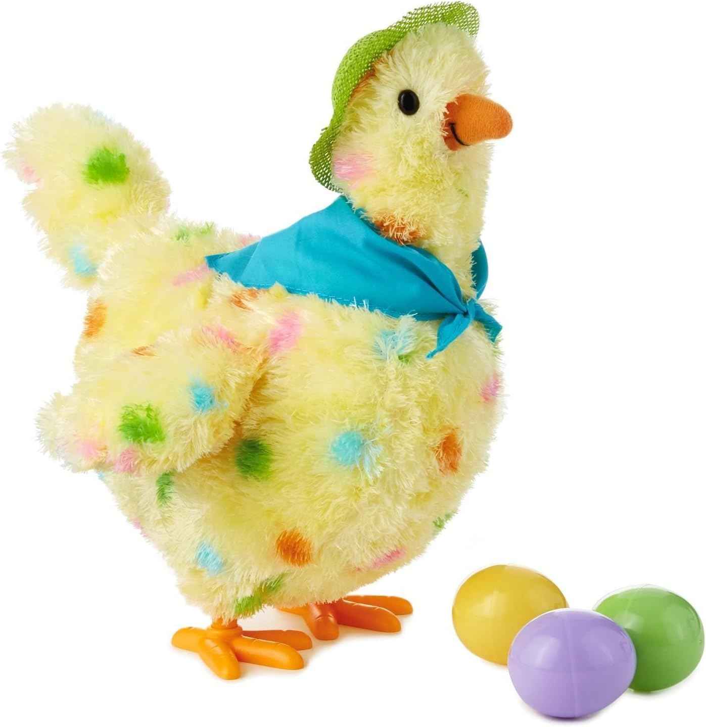 Hallmark SQUAWKIN' EGG DROPPIN' Mama Hen Techno Plush