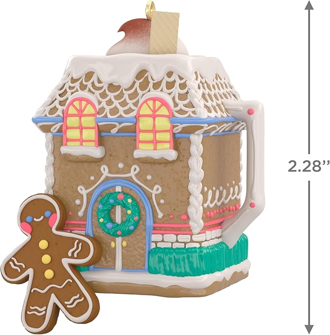 Hallmark Keepsake Christmas Ornament 2024, Cup of Cozy, Porcelain, Gifts for Christmas Lovers