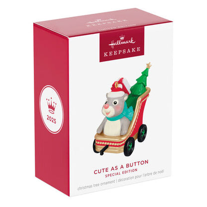 Hallmark 2025 Cute as a Button Special Edition Ornament Limited Edition