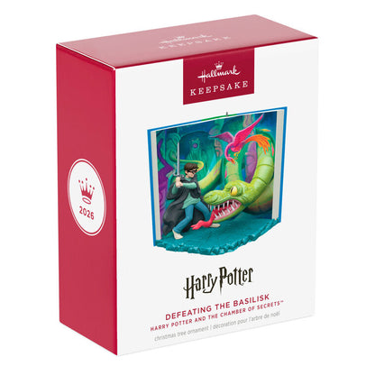 Hallmark 2026 Christmas Ornament Harry Potter and the Chamber of Secrets Defeating the Basilisk