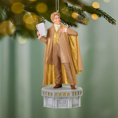 2026 Christmas Ornament Harry Potter and the Chamber of Secrets Collection Gilderoy Lockhart Ornament With Light and Sound