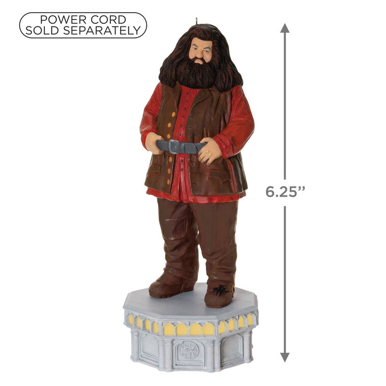 Hallmark 2025 Harry Potter and the Chamber of Secrets™ Collection Hagrid™ Ornament With Light and Sound - BCGiftMall