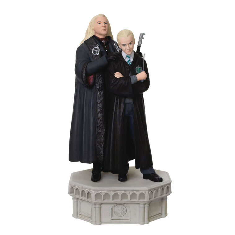 Hallmark 2026 Christmas Harry Potter and the Chamber of Secrets Collection Lucius and Draco Malfoy Ornament With Light and Sound