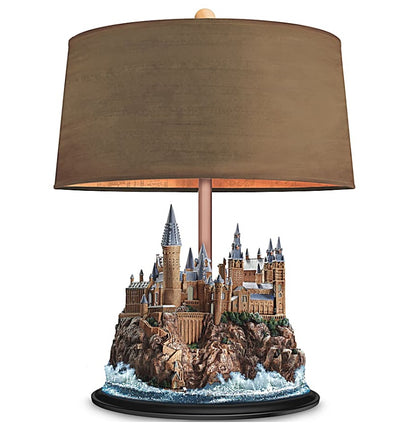 HARRY POTTER Table Lamp With Illuminated HOGWARTS Castle by Bradford Exchange