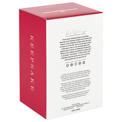 Hallmark Keepsake Christmas Ornament, Disney The Haunted Mansion Collection Constance Hatchaway with Light and Sound, Gifts for Disney Fans