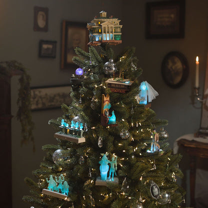 Hallmark Keepsake Christmas Tree Topper 2025, Disney The Haunted Mansion Collection Disneyland Manor with Light and Sound, Gifts for Disney Fans - BCGiftMall