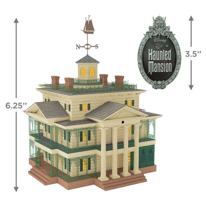 Hallmark Keepsake Christmas Tree Topper 2025, Disney The Haunted Mansion Collection Disneyland Manor with Light and Sound, Gifts for Disney Fans - BCGiftMall