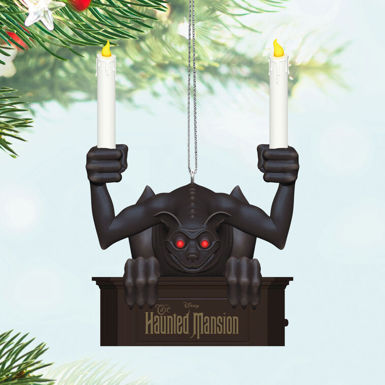 Christmas Ornament 2025, Disney The Haunted Mansion Gargoyle with Light, Gifts for Disney Fans
