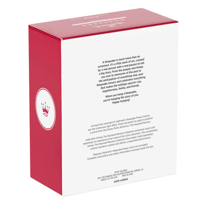 Hallmark 2025 Disney The Haunted Mansion Collection The Hitchhiking Ghosts Ornament With Light and Sound - BCGiftMall