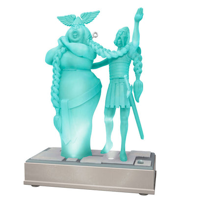 Hallmark Keepsake Christmas Ornament 2025 Disney The Haunted Mansion Collection The Opera Singers with Light and Sound, Gifts for Disney Fans - BCGiftMall