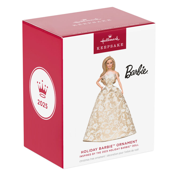 Hallmark Keepsake Christmas Ornament 2025, 2025 Holiday Barbie, Gifts for Barbie Fans - BCGiftMall