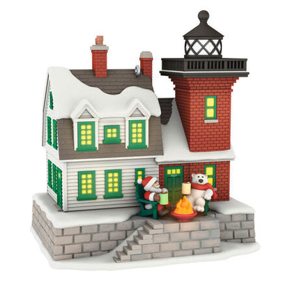 Hallmark Keepsake Christmas Ornament 2025, Holiday Lighthouse 2025 with Light, Gifts for Christmas Lovers - BCGiftMall