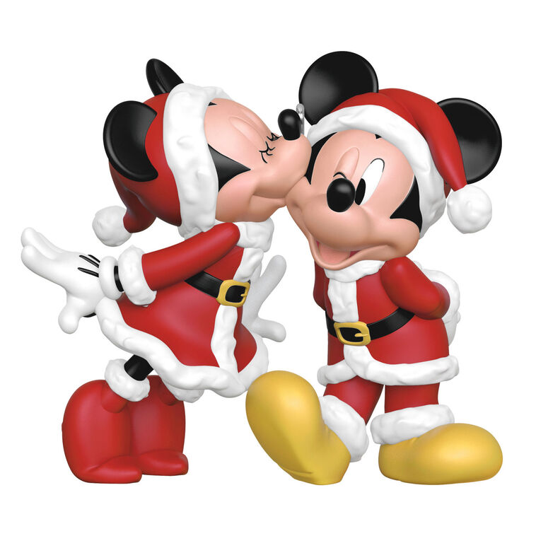 Hallmark 2026 Christmas Ornament Disney Mickey and Minnie Merry Kissmas
