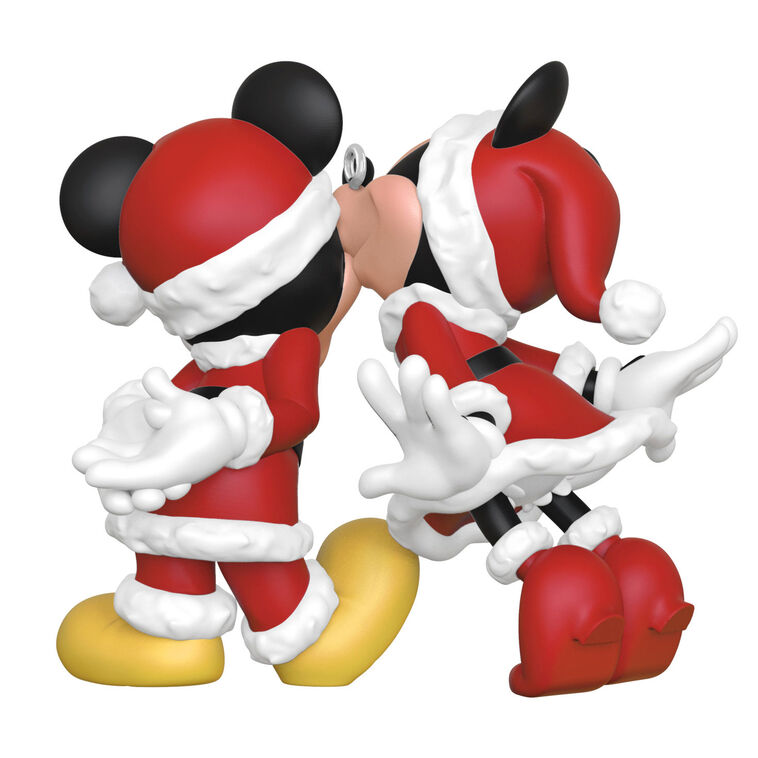 Hallmark 2026 Christmas Ornament Disney Mickey and Minnie Merry Kissmas