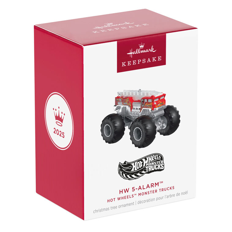 Hallmark Keepsake Christmas 2025 Hot Wheels™ Monster Trucks HW 5-Alarm™ Ornament