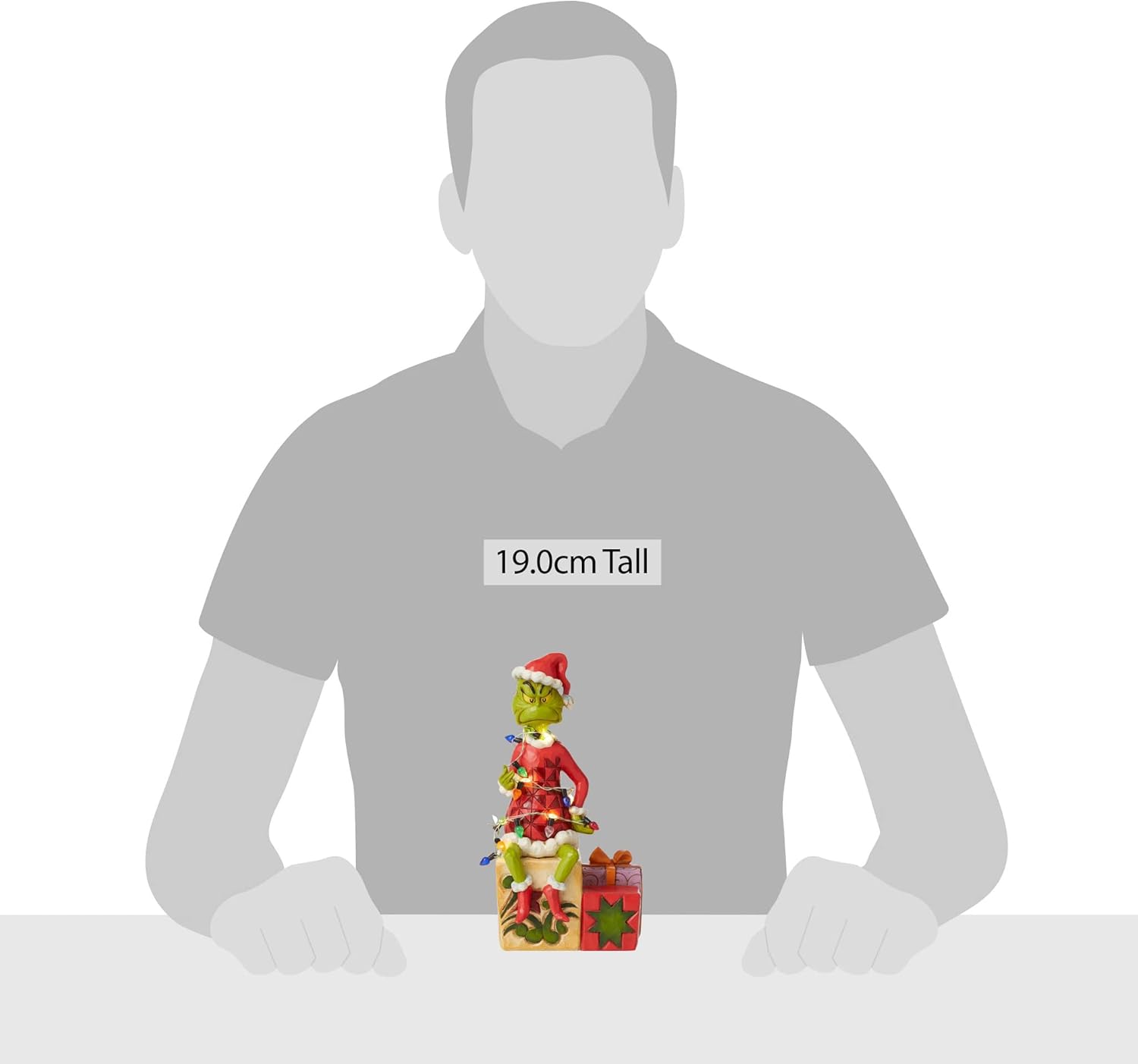 Enesco Grinch by Jim Shore Grinch on Present Figurine - BCGiftMall