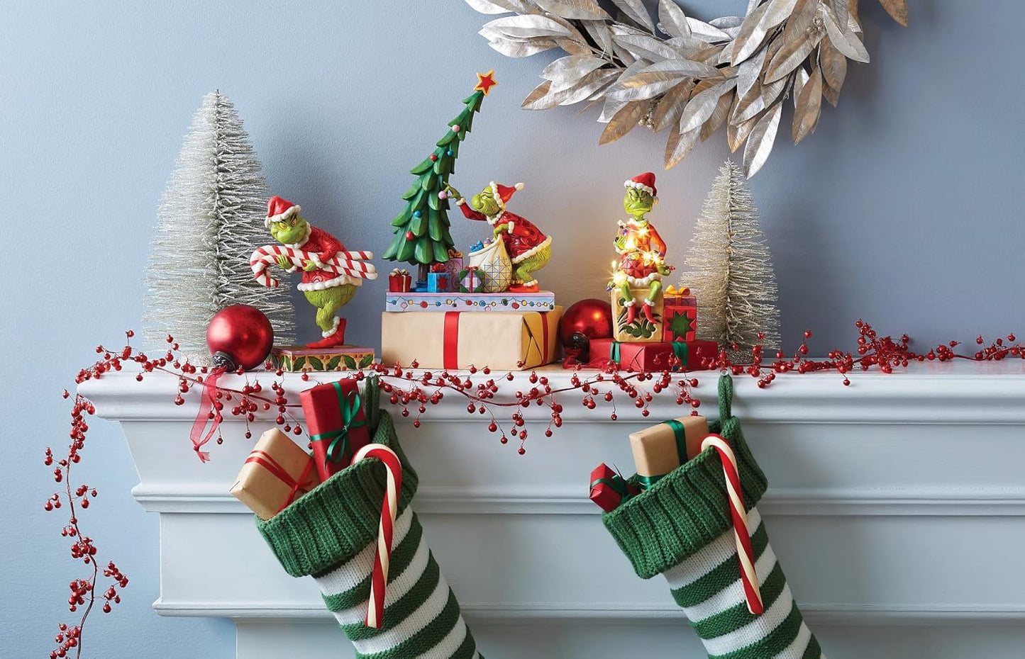 Enesco Grinch by Jim Shore Grinch on Present Figurine - BCGiftMall